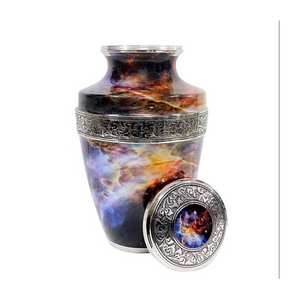 Urnes biodégradables artisanales pour cendres humaines Fournitures funéraires Urne en métal en gros Qualité d'exportation de crémation avec qualité d'exportation - Product Image 5