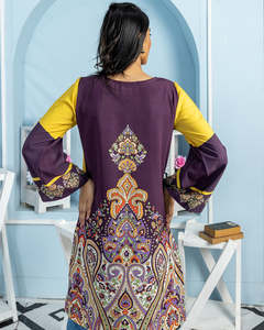 Dernier modèle de fête ethnique Punjabi pour femmes, surpiqûres disponibles OEM, Kurtis Kameez personnalisable pour femmes indiennes, vente en gros - Product Image 6