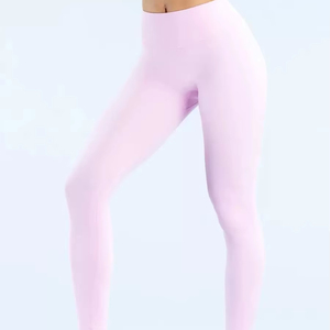 High Quality Custom <b>Nude</b> Feeling Line High Elasticity Butt Lift Running Workout Gym Fitness Sports Yoga Leggings for Women - Product Image 5