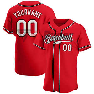 Camisetas de béisbol transpirables de secado rápido con estampado personalizado 2024 para hombres ropa deportiva impresión por sublimación disponible TAMAÑO DE Color personalizado - Product Image 1
