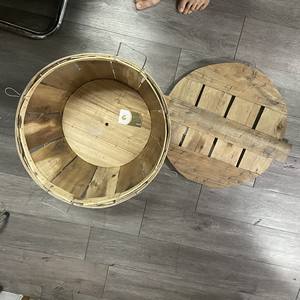 Paniers de crabe boisseau en bois avec couvercle du Vietnam - Product Image 6
