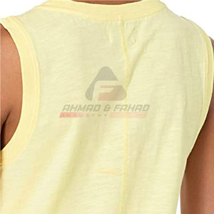 Camisetas sin mangas para mujer personalizadas con el último diseño, camisetas transpirables de estilo informal con logotipo a la venta - Product Image 6