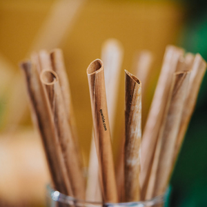 Vente chaude populaire 100% pailles de noix de coco naturelles biodégradables pour boissons chaudes/froides utilisées dans le mariage/événements/hôtel/bar/voyage - Product Image 3