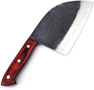 Couteau de boucher professionnel avec couperet de cuisine à lame en acier 5Cr13 avec gaine en cuir Offre Spéciale 2025 couteau à découper livraison directe - Product Image 3