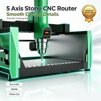 Máquina de Grabado en Piedra de 5 Ejes Económica, Router CNC para Procesamiento de Mármol y Granito