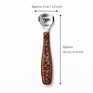 Râpe à pieds professionnelle ergonomique double face en acier inoxydable, portable, anti-dérapante, pour éliminer les callosités - Product Image 4