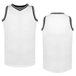 Maillot de basket-ball personnalisé noir blanc vert fendu hauts à la mode conception personnalisée impression maillot de basket-ball Service OEM - Product Image 3