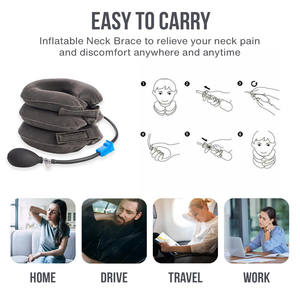 통증 재활 치료 용품을 위한 조정 가능한 목 지지대 경추 견인 장치 척추 정렬 - Product Image 3
