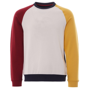 Sweat-shirt à col rond à manches longues en coton avec impression de logo personnalisé - Product Image 4