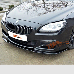 B.M.W Série 6 GRAN COUPE F06 F12 F13 2011 - 2015 M Sport M Pack MX Design Spoiler avant en plastique noir brillant - Product Image 5