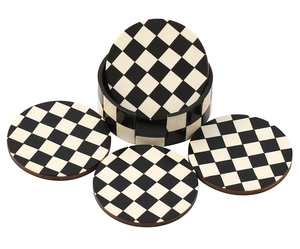 แผ่นรองแก้วเรซิ่นฝังมุก งานฝีมือคลาสสิก เป็นมิตรกับสิ่งแวดล้อม สีสั่งทำได้ งานฝีมือเหนือกาลเวลา ชุดแผ่นรองแก้วขายส่ง - Product Image 4