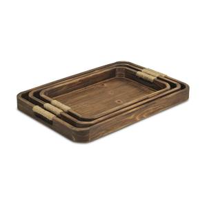 LES PLUS VENTES!!! Plateau de petit-déjeuner en bois d'excellente qualité avec poignée Top Trending New Arrival - Product Image 2