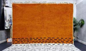 Alfombra de doble color de alta calidad hecha a mano MoroccanBig Size Rug 81x10 pies alfombra con mechones para decoración del hogar - Product Image 6