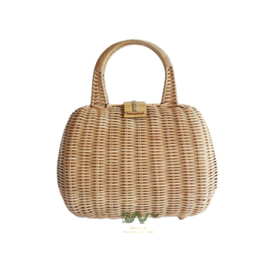 Bolso Tote Casual de Ratán Hecho a Mano - Diseño Ecológico, Femenino y Delicado, Tendencia de Verano para Mujeres - Product Image 1