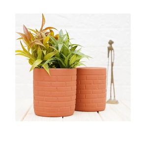 Venta al por mayor Durable RABEH Marca Multicolor Bohemio Cuadrado Diseño Arcilla Jardín Macetas y jardineras - Product Image 1