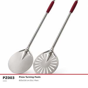 Pelle à pizza ronde plate en aluminium Fida 30 cm - Product Image 1