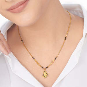 Mangalsutra Tradicional de Oro, Joyería Coleccionable Cultural de Vinculación Eterna - Product Image 3