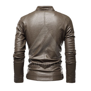 2025 Haute Qualité Véritable En Prix De Gros Couleurs Personnalisées En Gros Vestes En Cuir Dernier Style Hommes Veste En Cuir - Product Image 2