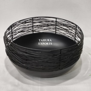 Cesta de Hierro Elegante 2026 con un Aspecto Hermoso y Decoración de Mesa para Cocina, Arreglada en una Exhibición Artística Decorativa - Product Image 3