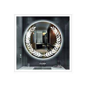 60 Cm luce del giorno Led Design sabbiato specchio per il trucco del bagno specchio illuminato specchio