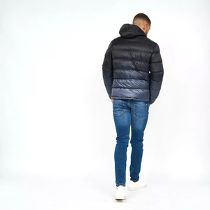 Wholesale Custom Thick Puffer <b>Jackets</b> for Men Durable <b>Warm</b> Stylish Canvas Outerwear Stand Collar Winter Front <b>Waterproof</b> - Product Image 5