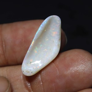 Cabujón en bruto de ópalo australiano natural 25X10X5MM Piedra preciosa suelta pulida Coober Pedy Opal de Australia - Product Image 2