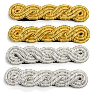 LORD LIEUTENANT SHOULDER BOARDS CORDS EPAULETTE Coated Ceremonial Custom Color - Product Image 5