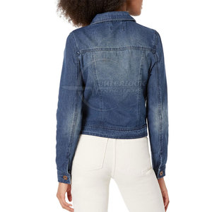 2025 Bas quantité minimale de commande Femmes Jeans Veste Manches Longues Couleur Différente Jeans Vestes Avec Service OEM Prix Usine - Product Image 2