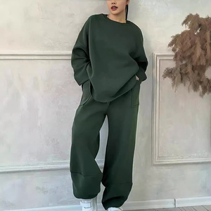 PASUXI Set Loungewear <span class=keywords><strong>Oversize</strong></span> da <span class=keywords><strong>Donna</strong></span>, Completo Autunno Inverno con Felpa a Collo Tondo e Pantaloni Jogger, <span class=keywords><strong>Outfit</strong></span> 2 Pezzi - Product Image 6