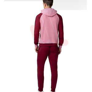 Ensemble de survêtements d'hiver personnalisés pour hommes avec capuche, vente en gros, couleur marron entièrement personnalisable, tenue d'entraînement - Product Image 2
