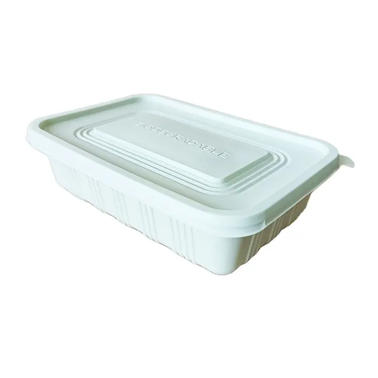 Пластиковый биоразлагаемый контейнер для еды, лоток для фруктов, контейнер для быстрого питания, одноразовая коробка для еды