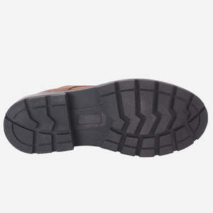 Botas de Tobillo de Cuero con Cordones SAMSO para Hombre de Unze London, con Función Antideslizante y Plantilla de Goma - Product Image 5