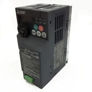 AC200-240V de FR-E720-0.1K d'occasion 0.1kW 3PH Mitsubishi E700 convertisseur de fréquence VFD SERVOPACK Stock en entrepôt