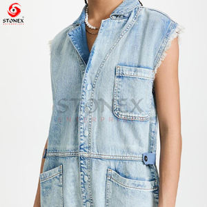 Élégant Femmes Barboteuses Court Sexy Taille Barboteuse Slim Denim Dames Haute Qualité Combinaison Combishort - Product Image 4