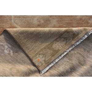 Alfombra clásica de lana de retazos marrón Beige, 2,7x8,7 pies, diseño turco para entrada, sala de estar, dormitorio, tamaño de mesa auxiliar con respaldo de látex - Product Image 2