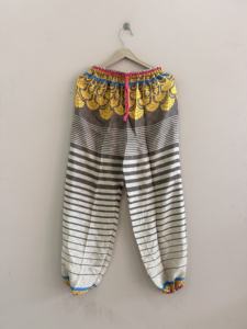 Pantalón Palazzo de Seda y Poliéster para Mujer, Pantalón de Moda Estilo Bohemio Gitano - Product Image 4