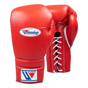 Gants de boxe MMA en cuir de vache véritable Winning pour l'entraînement aux arts martiaux - Gants de Muay légers et respirants - Product Image 1