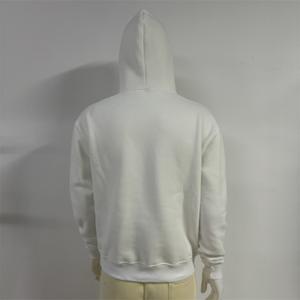 Sudadera con capucha en blanco Ropa deportiva Sudaderas con capucha para hombres Ropa básica Mezcla de algodón Sudadera personalizada lisa de alta calidad - Product Image 2