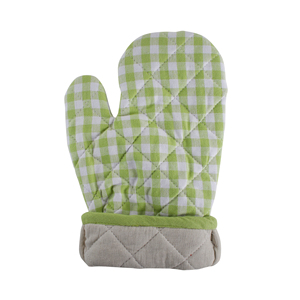 100% Cotton <b>Oven</b> Mitts Handmade Printed Pattern Green Pot Holders for Microwave Baking Home Food Protection for Kitchen - Product Image 6
