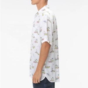Designer Men's Casual Cotton <b>Shirts</b> for Summer Vacation <b>Cheap</b> <b>Hawaiian</b> Cuban Collar Beach Look - Product Image 4