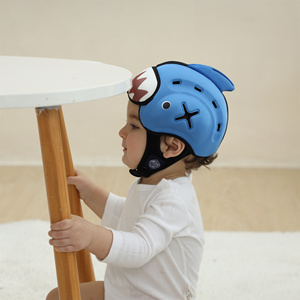 <span class=keywords><strong>Casque</strong></span> de sécurité pour bébé Mambobaby Shark, protège-tête réglable pour tout-petits pour ramper et marcher - Product Image 4
