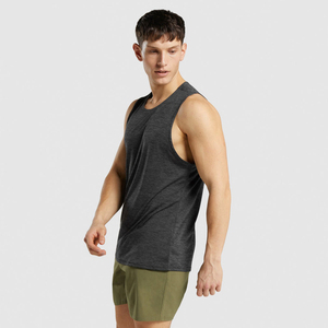 Débardeur de sport professionnel pour homme, sans manches, en coton 100%, séchage rapide, respirant, tricoté, populaire, vente en gros - Product Image 3