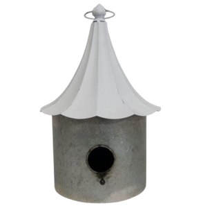 Grande vente fabricant leader exportateurs décor de jardin nichoir cabane à oiseaux en métal maison à oiseaux décoration de jardin maison à oiseaux - Product Image 6