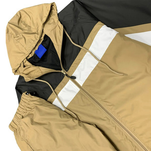 Nouveauté personnalisée été veste de survêtement pour hommes impression fermeture éclair vers le haut deux pièces vêtements de sport courts shorts survêtements ensemble coupe-vent - Product Image 6