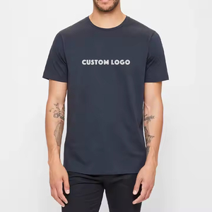 T-shirts vierges pour hommes en coton/polyester tricoté, col rond, manches courtes, respirants, séchage rapide, écologiques, grandes tailles, vente chaude - Product Image 4