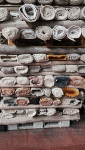 Adiva Elegant Modern Abstract Floral Woven Rug Set Polypropylene Jute Polyester Jacquard Machine Made High <b>Pile</b> Medium Thickness - Product Image 5