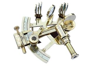 Maritime London, bateau nautique en laiton Antique, Sextant Astrolabe, outil Sextant fonctionnel, objet décoratif de collection nautique - Product Image 4
