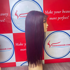 PRODUIT CHAUD!! Perruques couleur chaude Bonestraight 100% cheveux humains vietnamiens avec prix de gros cheveux Remy - Product Image 3