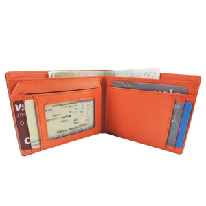 Cartera de Cuero Genuino para Hombre al por Mayor, Diseño Corto Informal con Bolsillo y Cierre Abierto, Monedero Masculino de Moda, la Mejor Calidad - Product Image 6