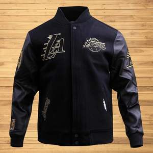 Chaqueta Universitaria de Cuero Personalizada, Cuero Vacuno Genuino para Hombre/Mujer/Niños, Regalo de Cumpleaños - Product Image 1